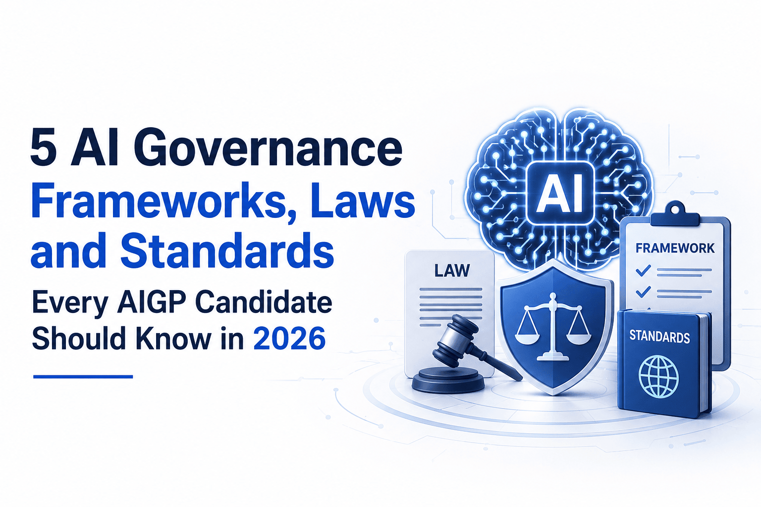 5 AI Governance Frameworks, Laws and Standards Every AIGP Candidate Should Know in 2026